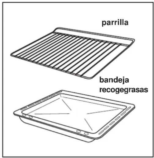 parrilla bandeja recogerasas