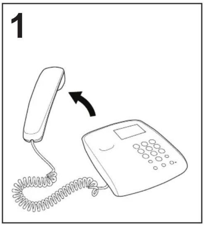 DORO MemoryPlus 309dp - Een oproep plaatsen - 1
