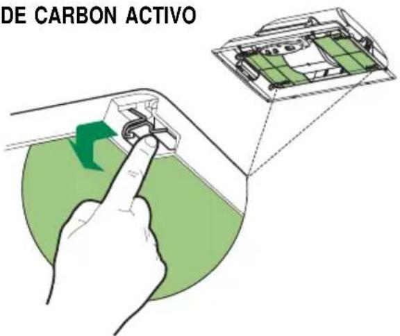 MEPAMSA Campana Smart plus H - SUSTITUCIÓN DEL FILTRO DE CARBON ACTIVO - 1