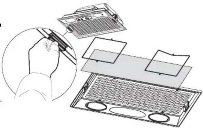 MEPAMSA Campana Smart plus H - SOSTITUCIÓN DEL FILTROS ANTIGRASA SINTÉTICO - 1