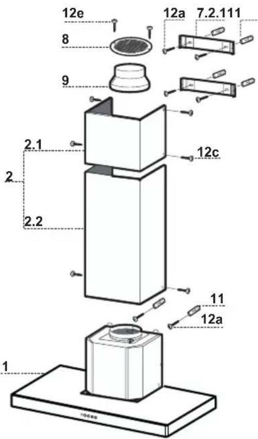 MEPAMSA Campana Stilo H - 120 - Qtd Documentação - 2