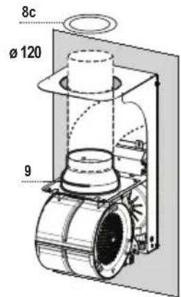 MEPAMSA Campana Cylindra pro - 90 - SALIDA SUPERIOR - 1