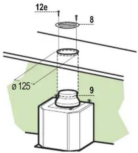 MEPAMSA Campana Glassy H - 90 - SALIDA DEL AIRE VERSIÓN FILTRANTE - 1