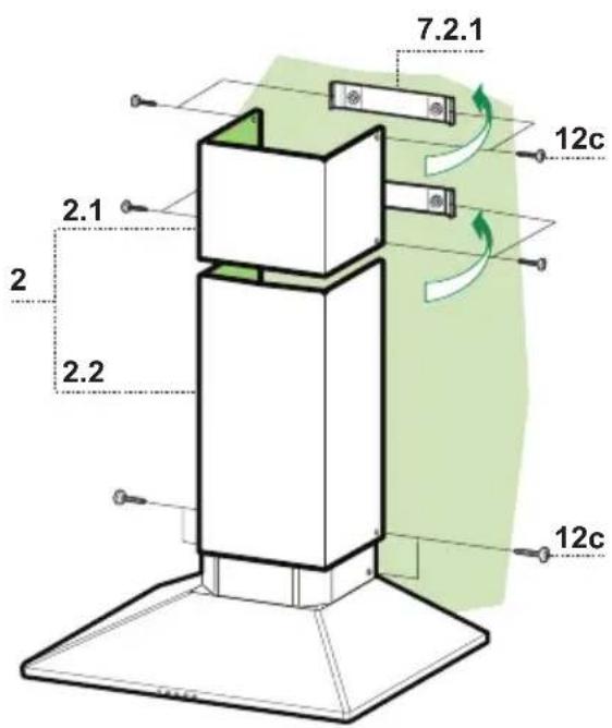MEPAMSA Campana Merit H - 90 - Chaminé inferior - 1