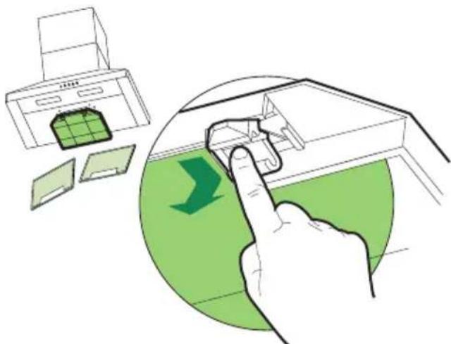 MEPAMSA Campana Merit H - 90 - SUBSTITUIÇÃO DO FILTRO DE CARVÃO ACTIVO - 1