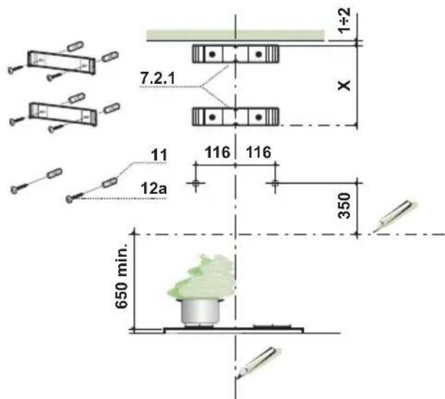 MEPAMSA Campana Merit pro - 70 - Taladrado pared y fijación de las bridas - 1