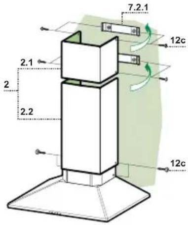 MEPAMSA Campana Merit pro - 70 - Chaminé inferior - 1