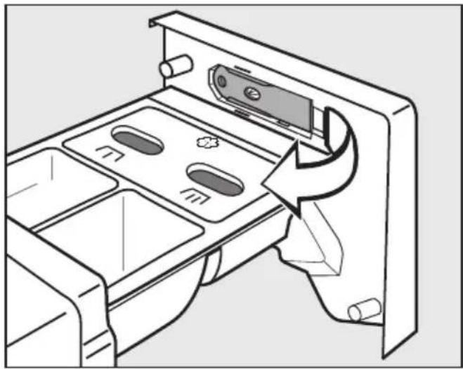 MIELE W 1774 WPS - Abrir la puerta de carga en caso de desagüe obstruido y/o fallo de red - 1