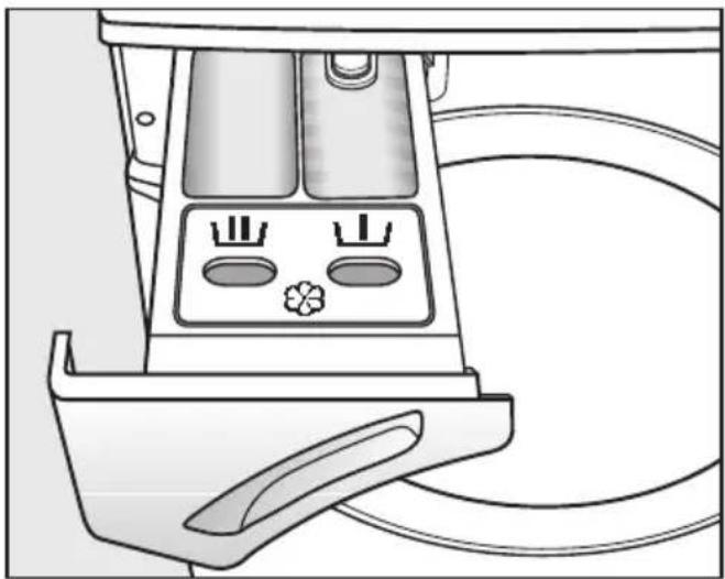 MIELE W 1774 WPS - Introducir el detergente - 1