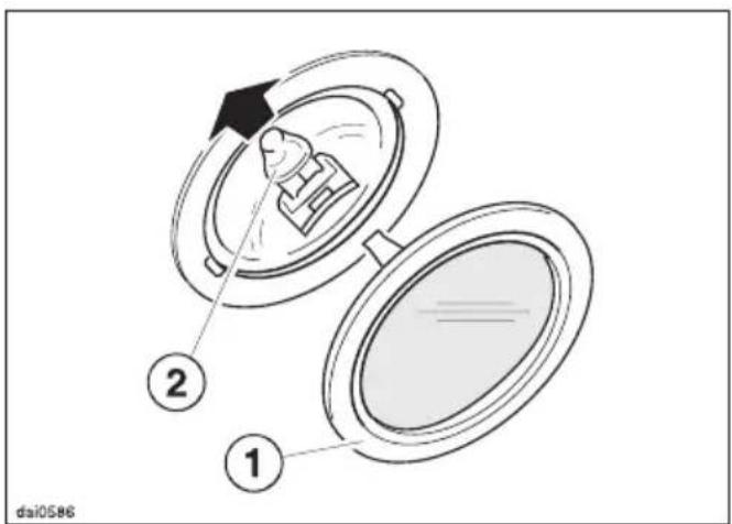 MIELE DA 416-4 - Cambiar la lámpara halógena - 1