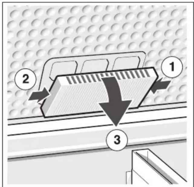 Diagram illustrating a mechanical or structural assembly with numbered components and directional arrows, likely for engineering or manufacturing documentation.