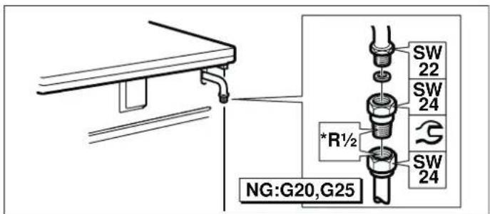 BALAY 3CGB462BS - Ligação por EN 10226 R ^1/2 (TS 61-210 EN 10226 R ^1/2 ) - 1