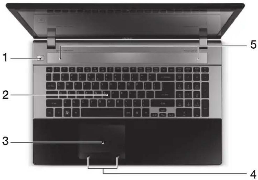 ACER Aspire V3 771G-33128G50Makk - Vista de Teclado - 1