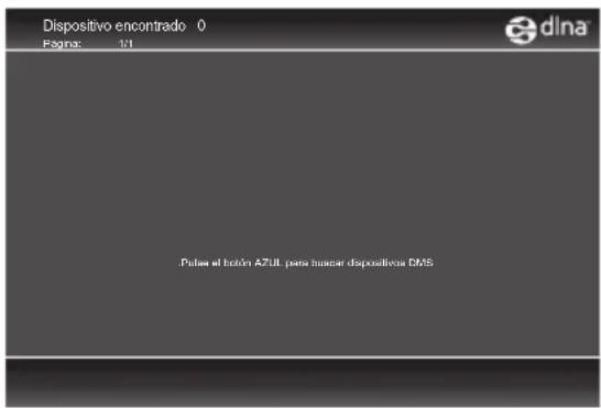 Dispositivo encontrado 0 Pages: 1/1 Pulse el botón AZUL para buscar dispositivos CMS
