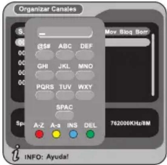 Approx APPTDTLCD - Organizar canales - 2