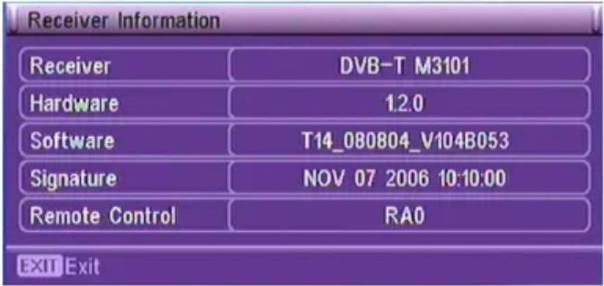 ENERGY SISTEM T4450 - Información del receptor - 1