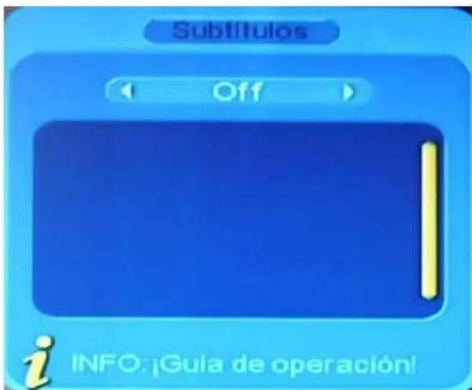 Subtítulos Off i INFO: ¡Guía de operación!