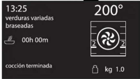 13:25 verduras variadas braseadas 00h 00m cocción terminada 200° kg 1.0