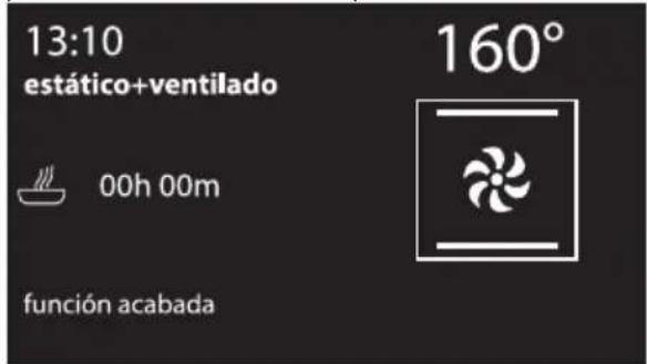 13:10 estático+ventilado 00h 00m función acabada 160°