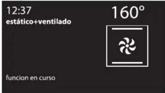12:37 estático+ventilado 160° funcion en curso