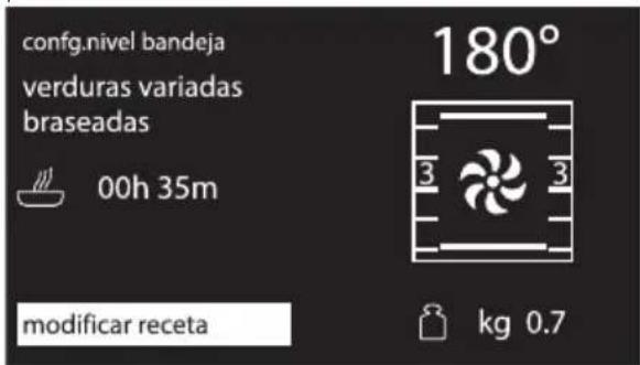 config.nivel bandeja verduras variadas braseadas 00h 35m 180° 3 3 modificar receta kg 0.7
