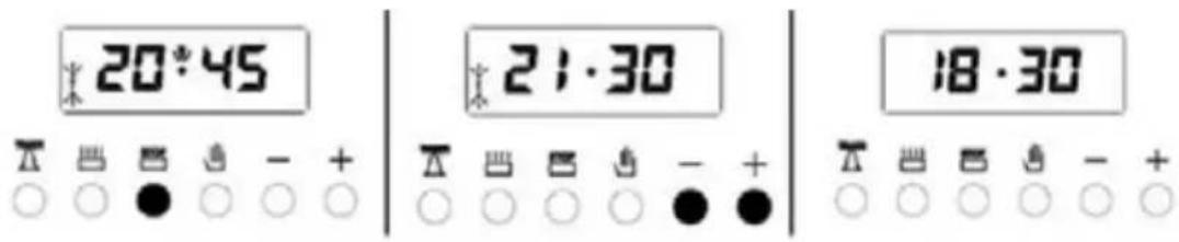 20:45 21:30 18:30