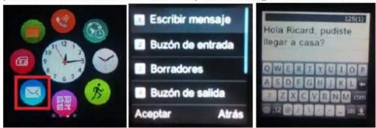 Escribir mensaje Buzón de entrada Borradores Buzón de salida Aceptar Atrás Hola Ricard, pudiste llegar a casa?
