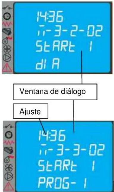14:36 i-3-2-02 START 1 dI A Ventana de diálogo Ajuste 14:36 i-3-3-02 START 1 PROG-1