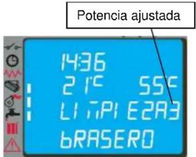 Potencia ajustada 1436 21°C 550 LI TI PI E2A3 BRASERO