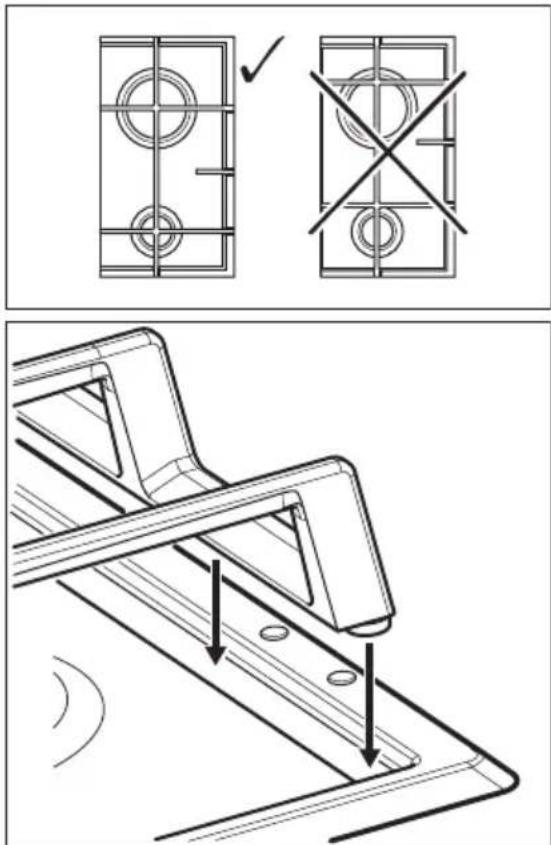 ZANUSSI ZGG65334XA - GRELHAS DA PLACA - 3