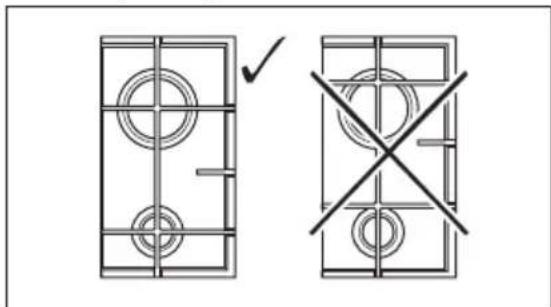 ZANUSSI ZGG65334XA - SOPORTES PARA SARTENES - 3