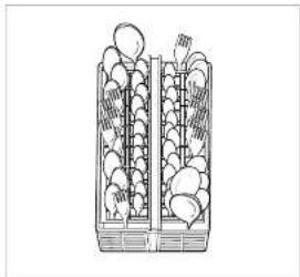 LG LD12CS9 - Utilización de la cesta para cubiertos - 1