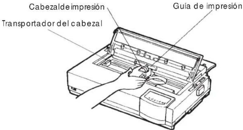 Cabezalde impresión Transportador del cabezal Guía de impresión