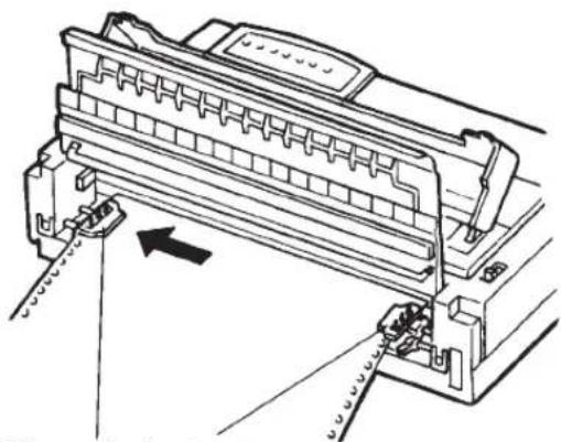 FUJITSU DL3800 - Ajuste del margen izquierdo - 1