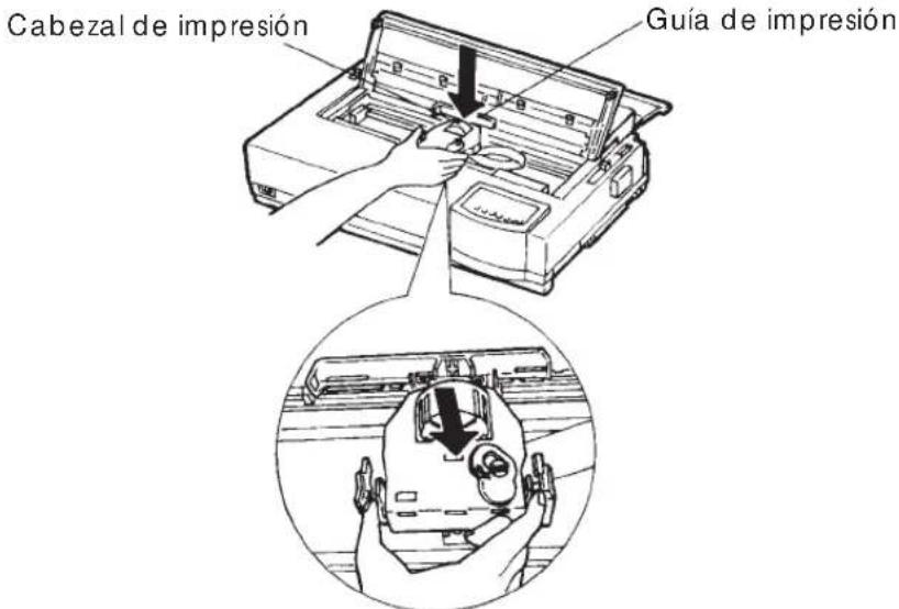 Cabezal de impresión Guía de impresión