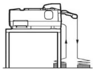 FUJITSU DL3800 - Colocación de la pila de papel - 1