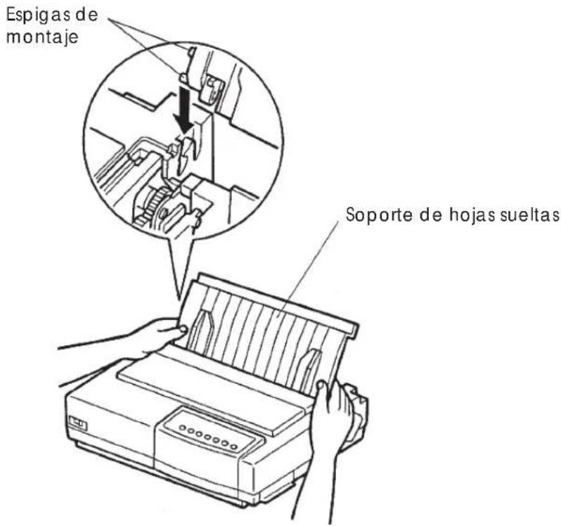 Espigas de montaje Soporte de hojas sueltas