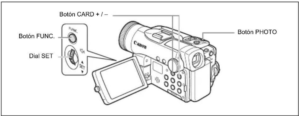 CANON MVX45i - Grabación de imágenes panorámicas (modo Stitch Assist) - 1
