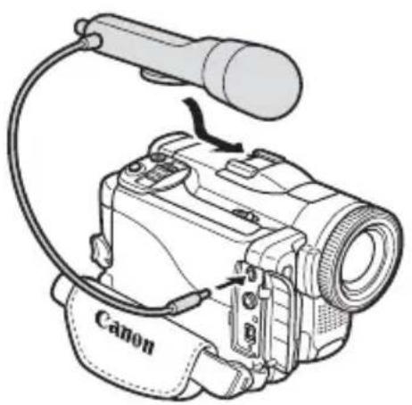 CANON MVX45i - Grabación con un micrófono externo - 1