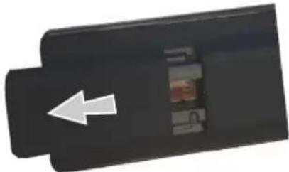 SHARP LC-32LE350E - Colocación de las pilas en el mando a distancia - 1