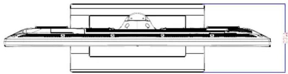 SHARP LC-32LE350E - Esquemas dimensionais (LC-39LE350E) - 1