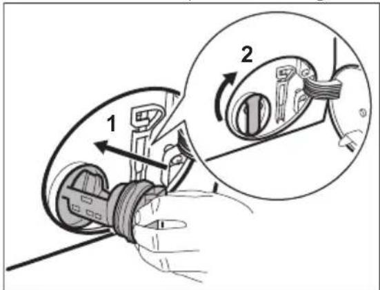AEG L6FBG824 - Para limpar a bomba, proceda assim: - 8