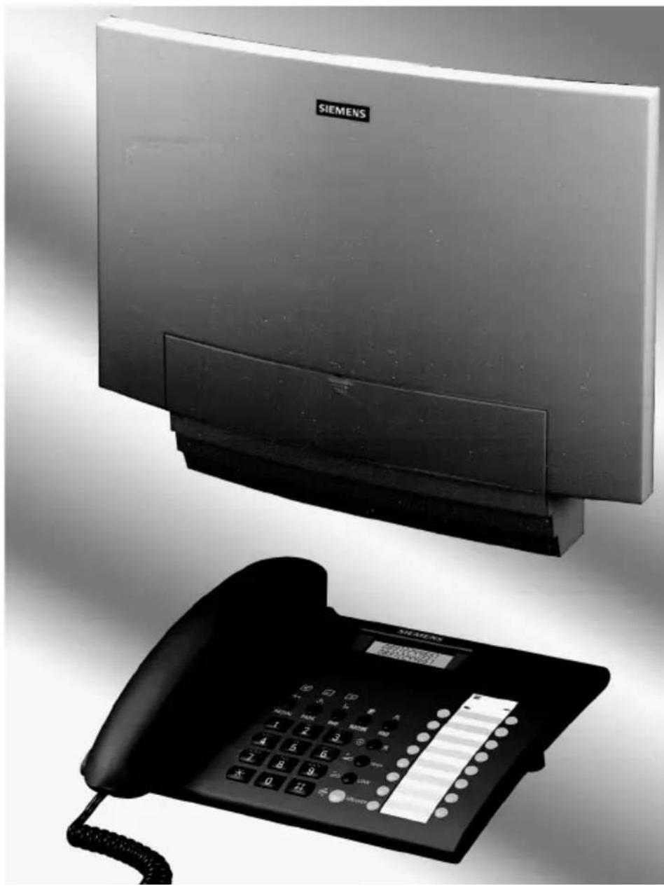 SIEMENS Euroset 82 - Esquema dos códigos de programação - 1