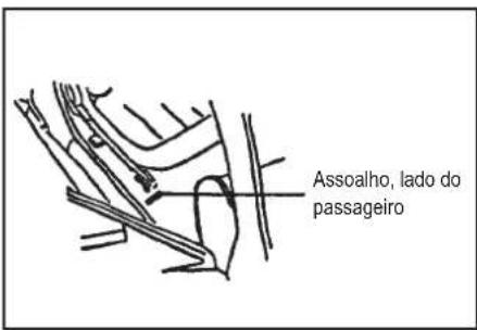 Assoalho, lado do passageiro