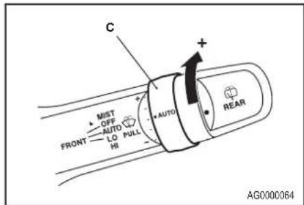 C MIST OFF AUTO FRONT LO HI PULL AUTO + REAR AG0000064