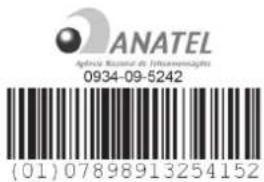 ANATEL Aptela Russian de Informazioni 0934-09-5242 (01)07898913254152