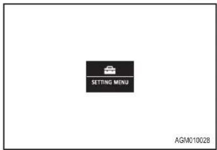 SETTING MENU AGM010028