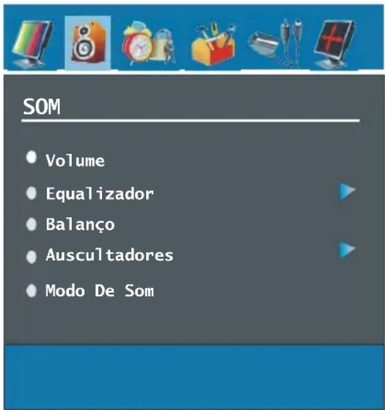 SOM Volume Equalizador Balanço Auscultadores Modo De Som