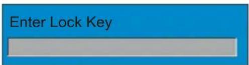 Enter Lock Key
