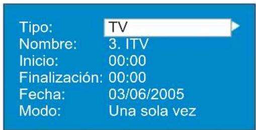 Tipo: TV Nombre: 3. ITV Inicio: 00:00 Finalización: 00:00 Fecha: 03/06/2005 Modo: Una sola vez